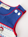 Christmas Santa Baby Boys Smocked Jon Jon - 3