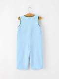 Christmas Boys Blue Christmas Tree Embroidered JonJon - 2