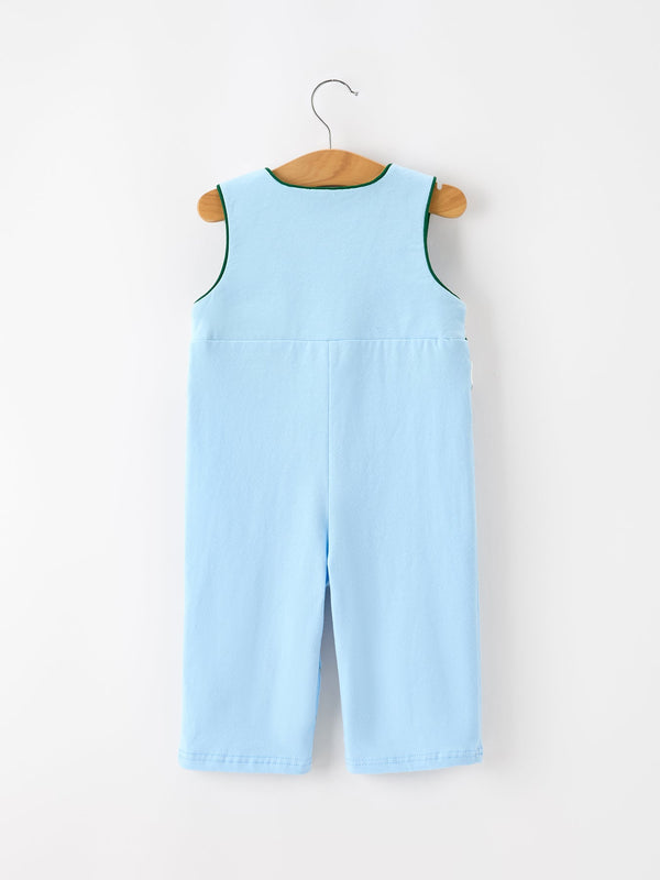 Christmas Boys Blue Christmas Tree Embroidered JonJon