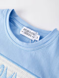 "I ❤ MOMMY" Embroidery Smocking Baby Boys Striped Shorts Set - 4