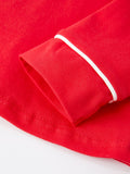 Christmas Red Boys Santa Claus Embroidered Pajamas - 4