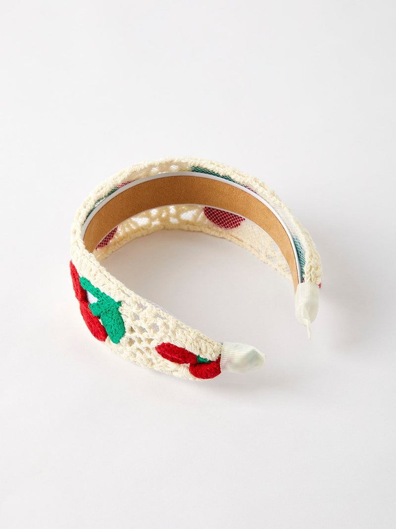 Sweet Cherry Crochet Headband - 2