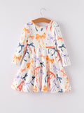 Halloween Bow Spring and Summer Girls Dress - 7