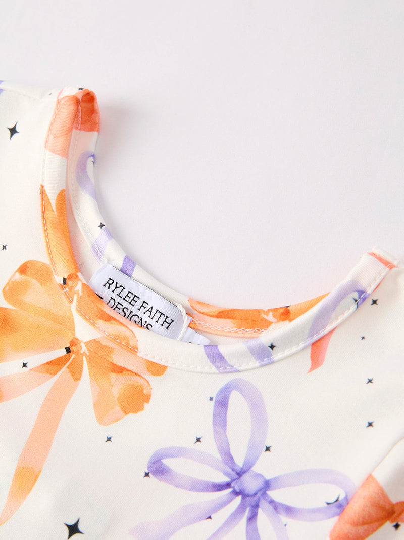 Halloween Bow Spring and Summer Girls Dress - 8