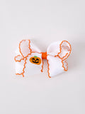Halloween Pumpkin Bow Hairpin - 6