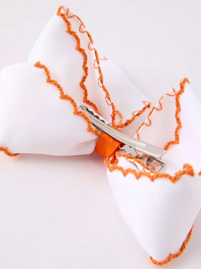 Halloween Pumpkin Bow Hairpin - 8