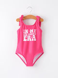 “In My Birthday ERA” Girls Swimsuit - 1