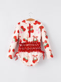 Strawberry  Cherry Girls One-piece Swimsuit - 2