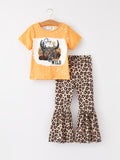 Western  Leopard Print Girls Set - 1