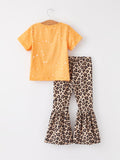 Western  Leopard Print Girls Set - 3
