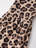 Western  Leopard Print Girls Set - 6