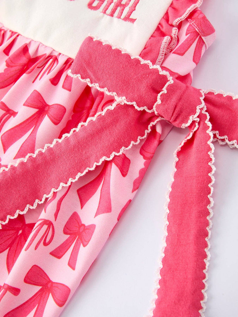 "Mama’s Girl" Bow Ruffle Dress Mother’s Day Special - 4