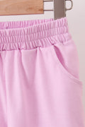 Pink Scalloped Polo Set - 5