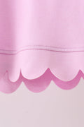 Pink Scalloped Polo Set - 6