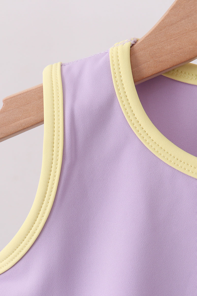 Lavender Performance Scalloped Skorts Set - 5