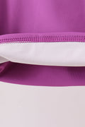 Purple Performance Scalloped Skorts Set - 6