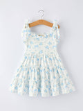 Spring Floral Strap Dress | Girls Summer Dress - 1