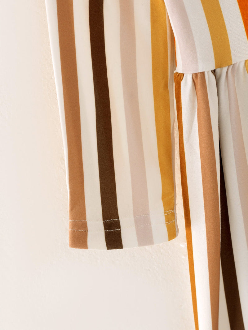 Fall Thanksgiving Day Set Of 2 Pcs In One Package Girls Leopard Print Dress - 10