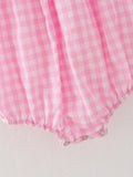 Farm Pink Smocking Embroidered Girls Romper - 8