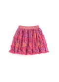 Petal Pop Set: Pink Tee and Floral Twirl Skirt - 2