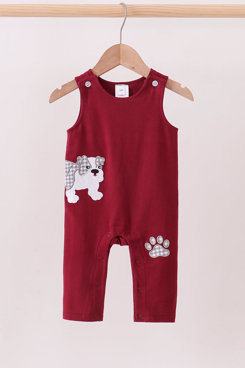 Premium Maroon Georgia bulldog applique jonjon - 1