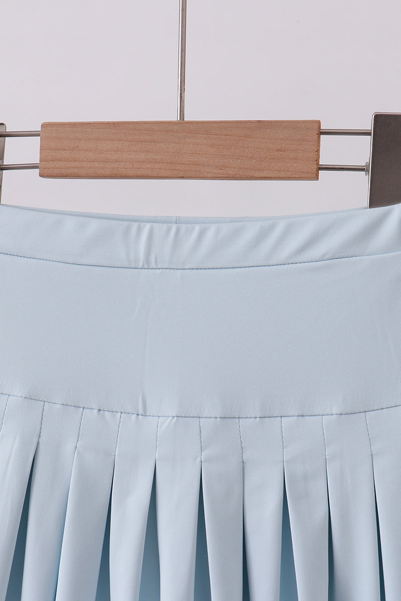 Sky pleated skort - 2