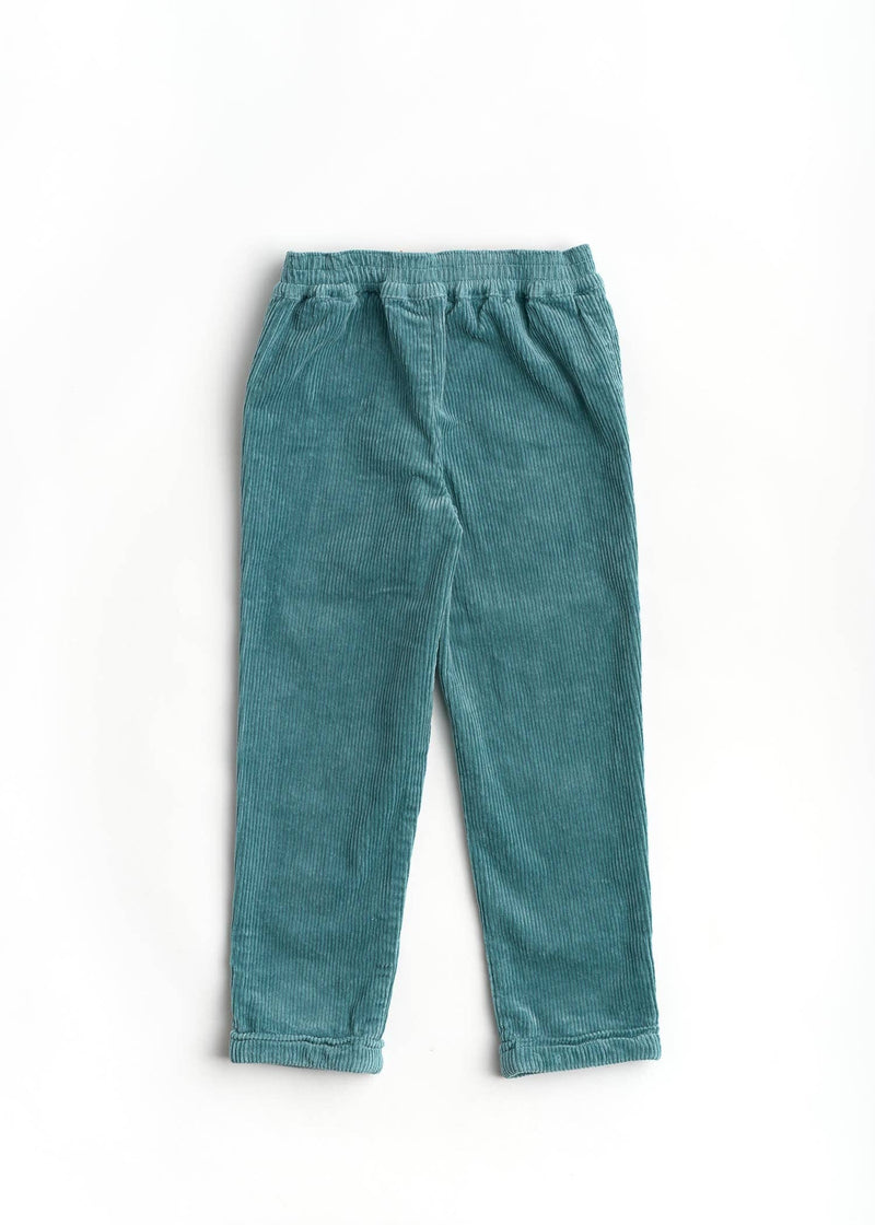 Girls Stay Golden Top & True Teal Trousers Set - 4
