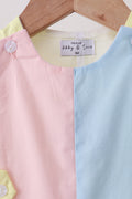 Blue yellow colorblock jonjon - 2