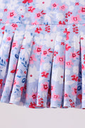 Blue floral print skorts - 3