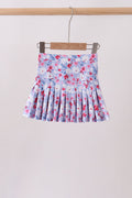 Blue floral print skorts - 5