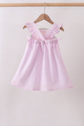 Pink lemon ruffle gingham dress - 4
