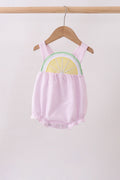 Pink lemon ruffle gingham bubble - 1