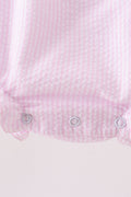Pink lemon ruffle gingham bubble - 3
