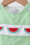 Green watermelon embroidery jonjon - 2