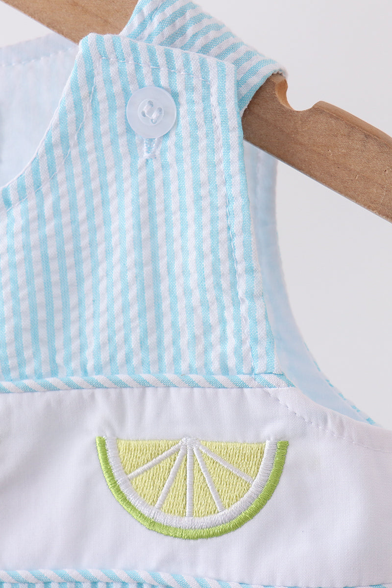 Blue lemon embroidery jonjon - 2