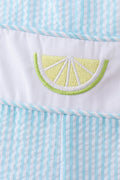 Blue lemon embroidery jonjon - 3