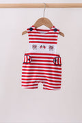 Red stripe flag fireworks embroidery jonjon - 1