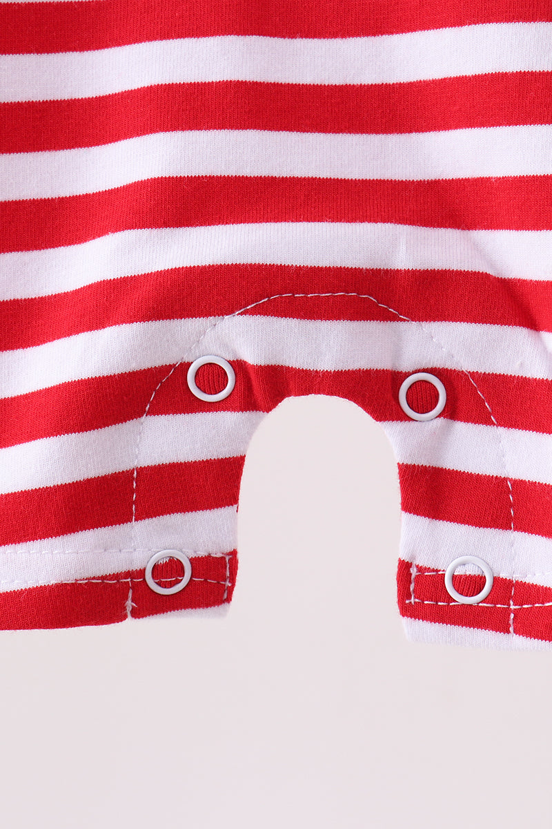 Red stripe flag fireworks embroidery jonjon - 3