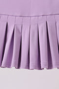 Purple pleated skort - 3