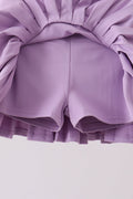 Purple pleated skort - 5