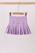 Purple pleated skort - 6