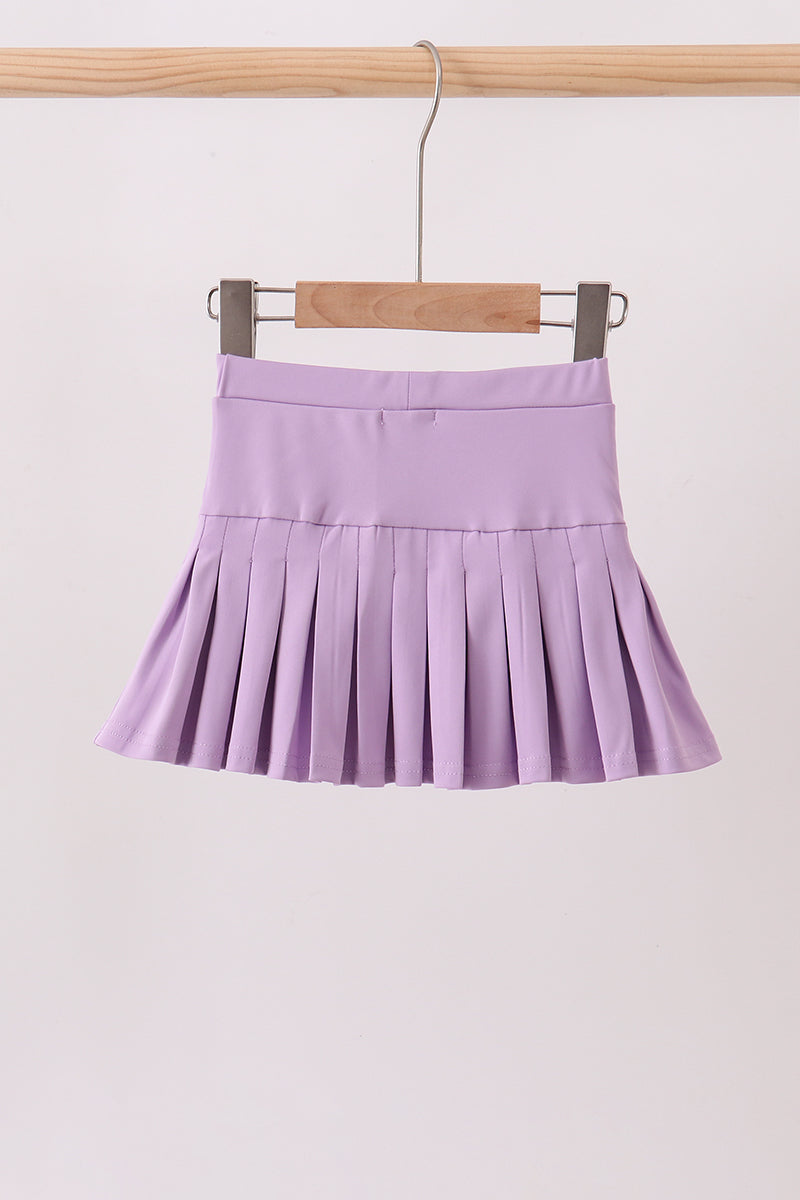 Purple pleated skort - 6