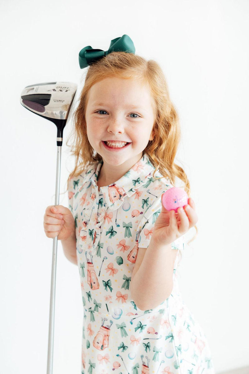 Birdies & Bows S/S Polo Dress - 3