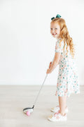 Birdies & Bows S/S Polo Dress - 4