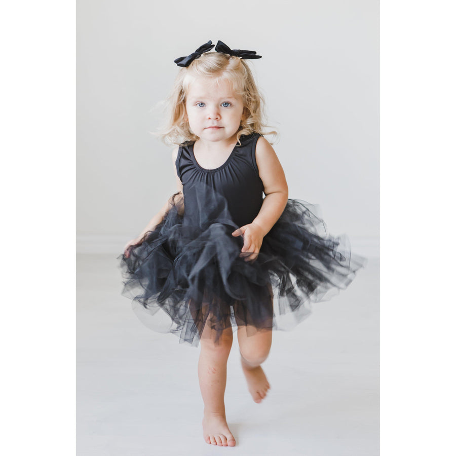 Girls Dance Black Tutu Leotard