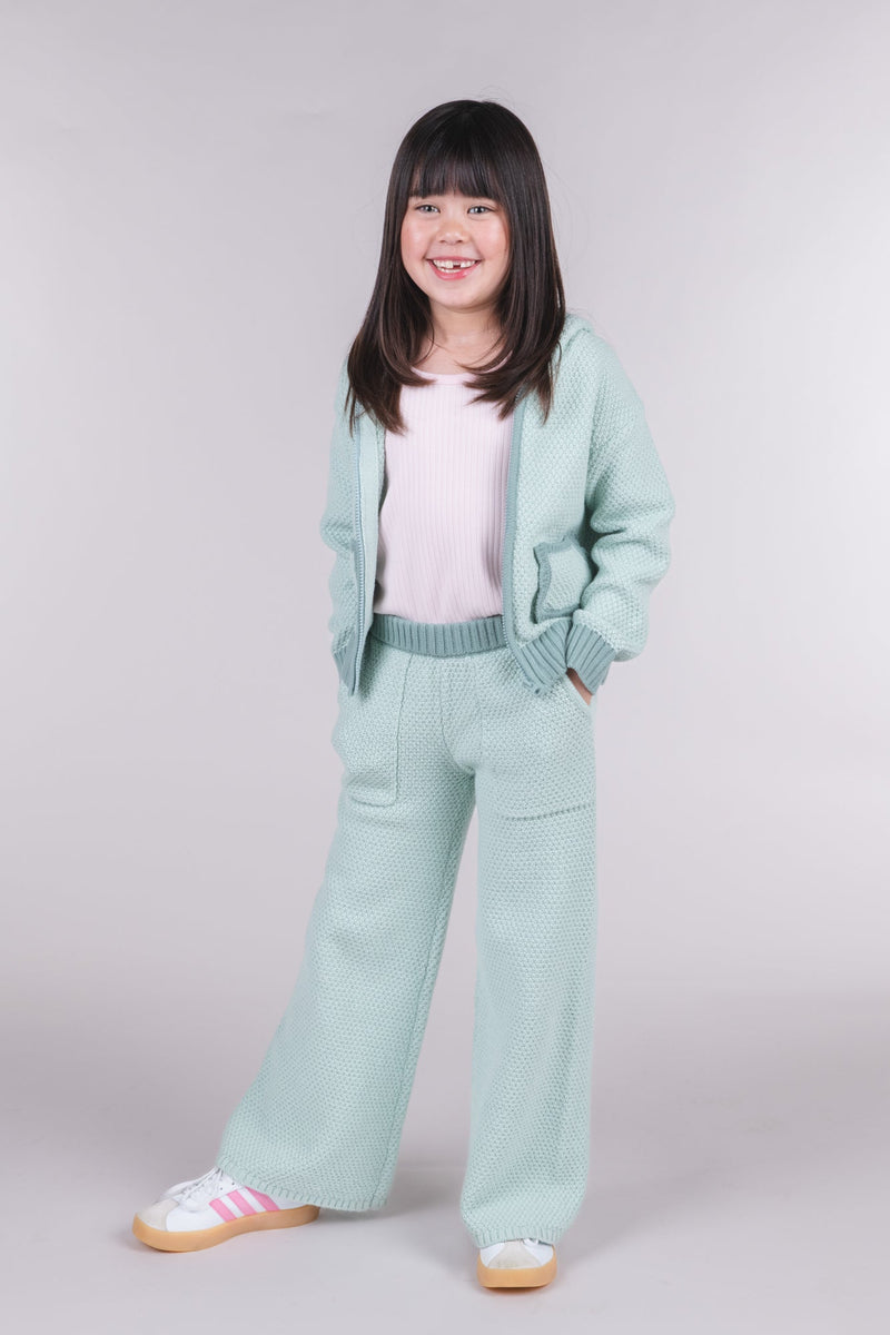 Blue Surf Sweater Pants - 1