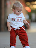 Boys Christmas Reindeer T-Shirt & Pants Set - 1