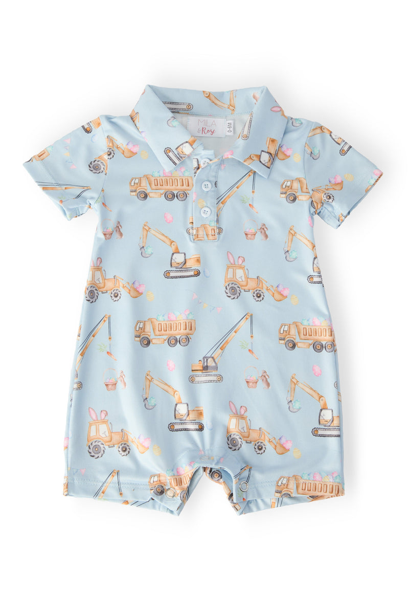 Bunny Builders Polo Shorty One-Piece - 1