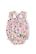 Butterfly Meadows Ruffle Cross Back Romper - 4