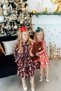 Christmas Bears L/S Pocket Twirl Dress - 3
